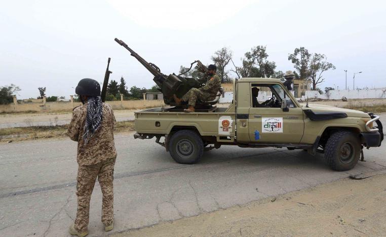 Italy has campaigned for rigorous enforcement of the UN arms embargo on its former north African colony 