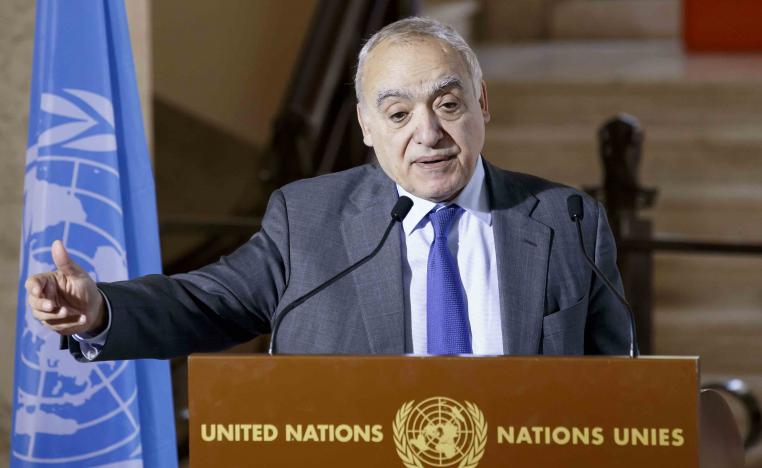 Salame said the embargo was being violated by air, land and sea, pointing to Libya's large and porous border.