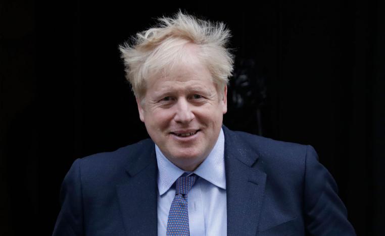 Britain’s Prime Minister Boris Johnson leaves 10 Downing Street in central London