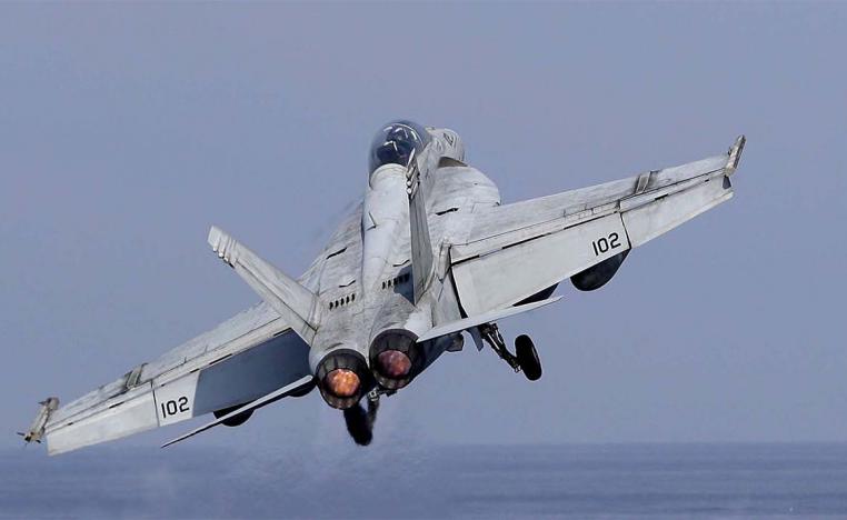 A US fighter jet