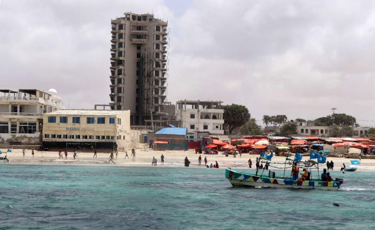 A general view of Lido Beach in Mogadishu, Somalia