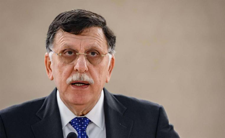 Libya's prime minister Fayez al-Serraj 