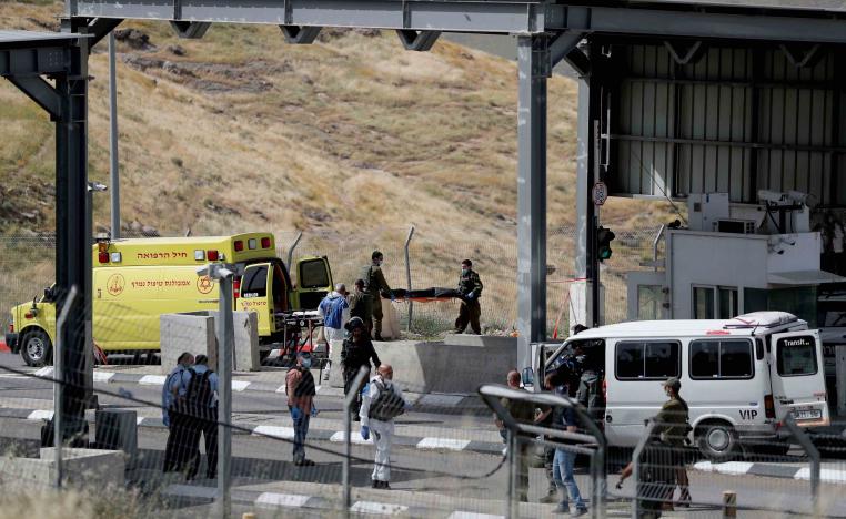 The Palestinian health ministry confirmed the dead man was a Palestinian, naming him as 25-year-old Ibrahim Halaseh
