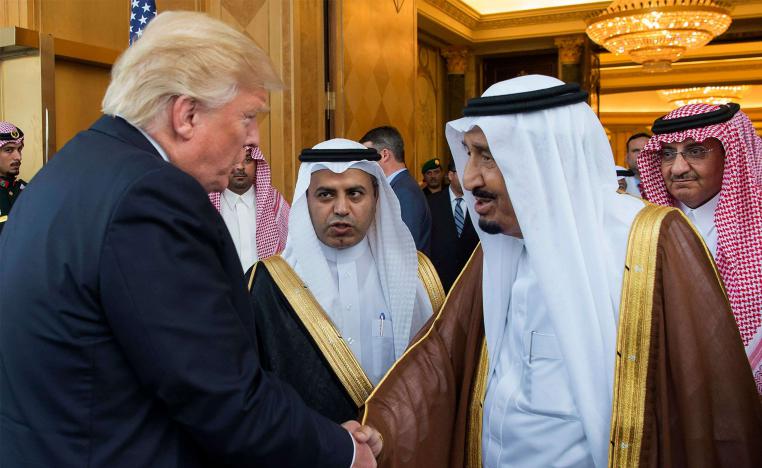 الملك سلمان ودونالد ترامب