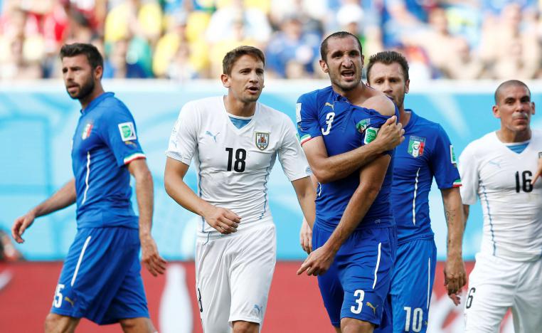 كيليني لا يحمل أي ضغينة ضد مهاجم برشلونة