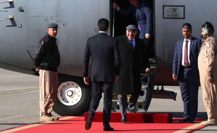 الرئيس الكردي نيجيرفان بارزاني يستقبل رئيس الوزراء العراقي السابق عادل عبدالمهدي