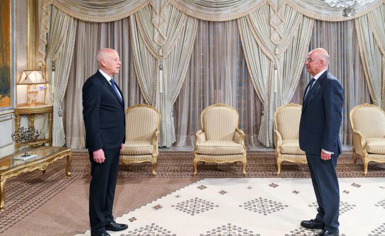 بلدان المتوسط تتوجس من أطماع أردوغان (الصورة لموقع الرئاسة التونسية على فسبوك)