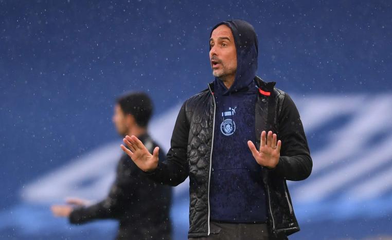 غوارديولا يفقد الامل في المحافظة على لقب الدوري