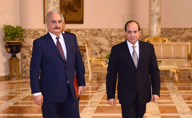 توافق بين السيسي وحفتر على رفض التواجد التركي في ليبيا