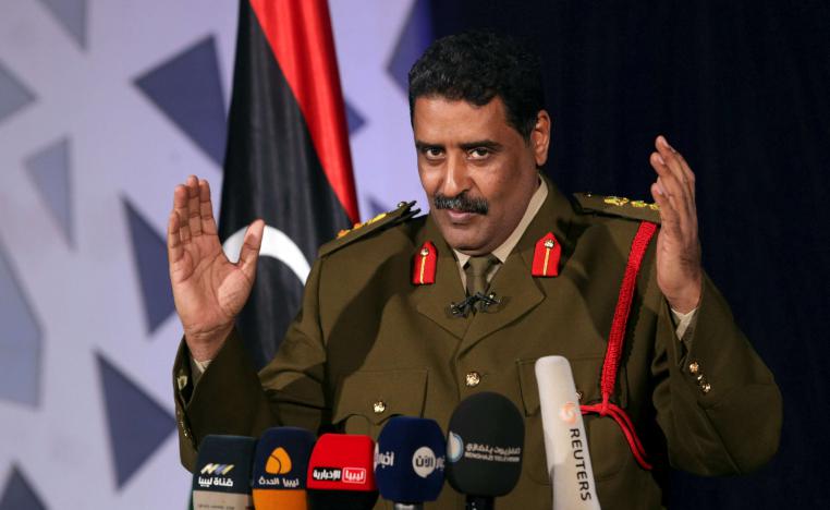 المتحدث باسم الجيش الوطني الليبي أحمد المسماري