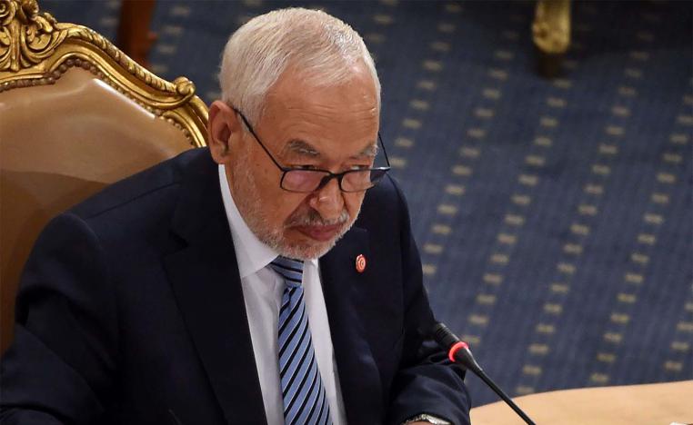 Rached Ghannouchi, leader of the Islamist-inspired Ennahdha party