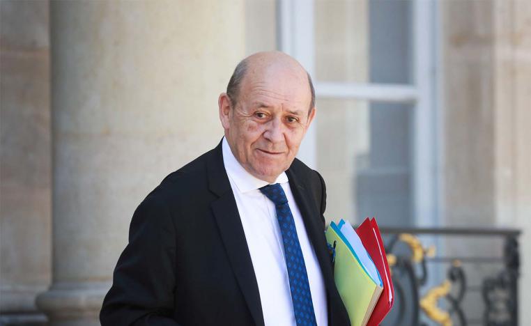 French FM Jean-Yves Le Drian 