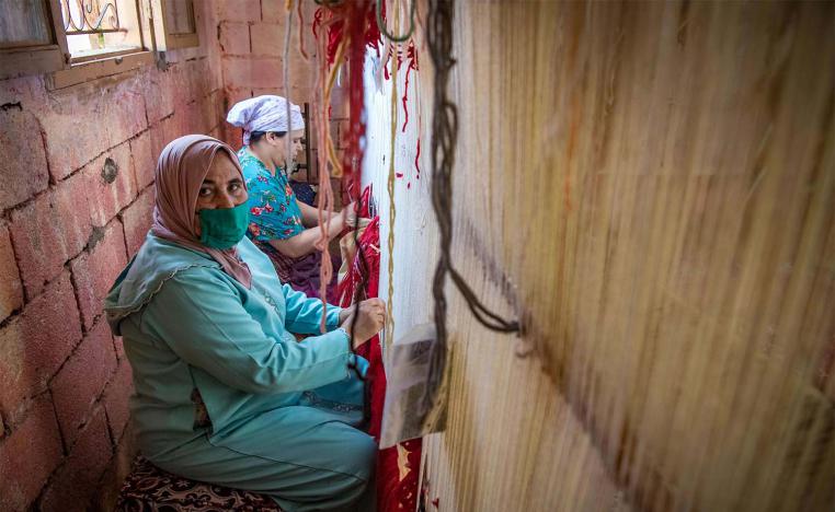 Morocco Artisans Starved Of Income For, North African Weavers Rugs