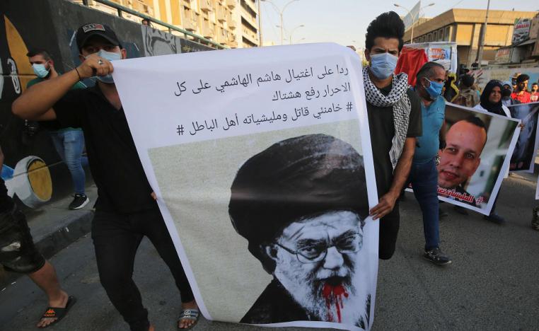 هشام الهاشمي اثار غضب ميليشيات طهران برفضه النفوذ الايراني في العراق وتأييده للاحتجاجات الشعبية