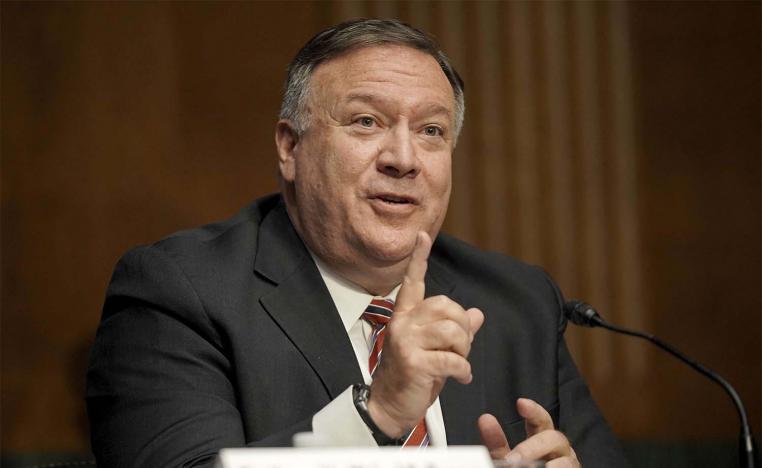 The sanctions target 22 specific materials that Pompeo said were used in connection with Iran's nuclear, military or ballistic missile programs.