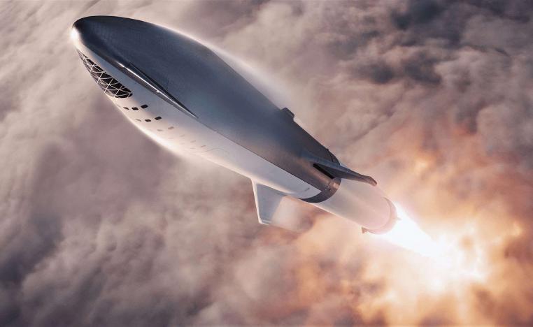 نموذج لمركبة ستارشيب الفضائية