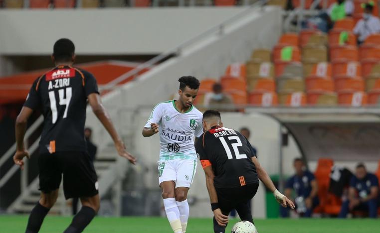 مباراة الاهلي والشباب (الصورة من حساب النادي الأهلي على تويتر)