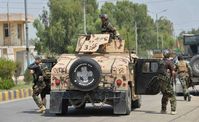 القوات الأفغانية