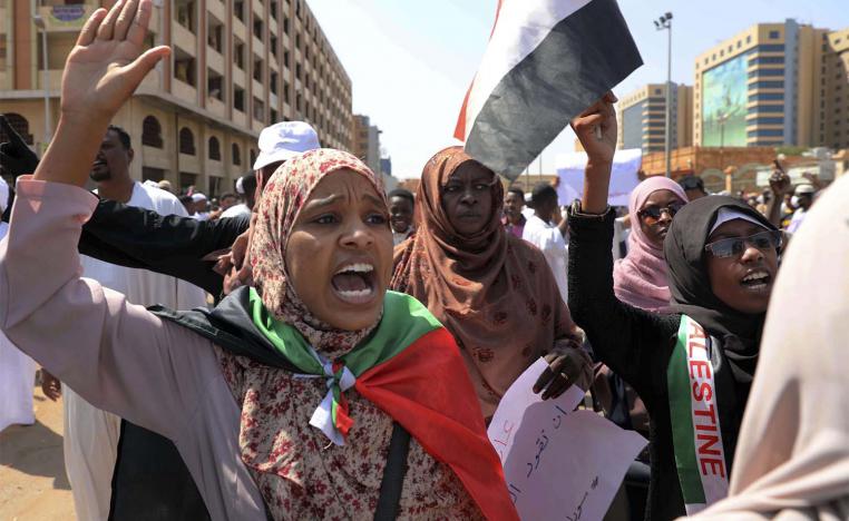 Scores of Sudanese protesters condemned Burhan's meeting with Netanyahu in February