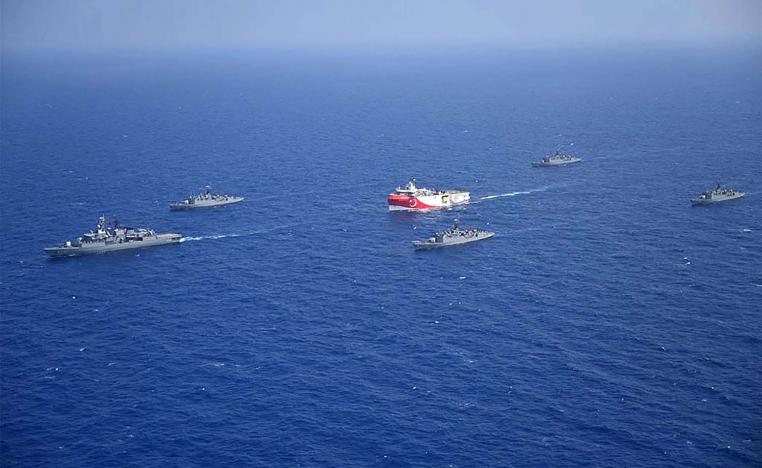 Tensions rose after Turkey deployed its Oruc Reis survey vessel to waters Ankara claims in a move Athens called illegal