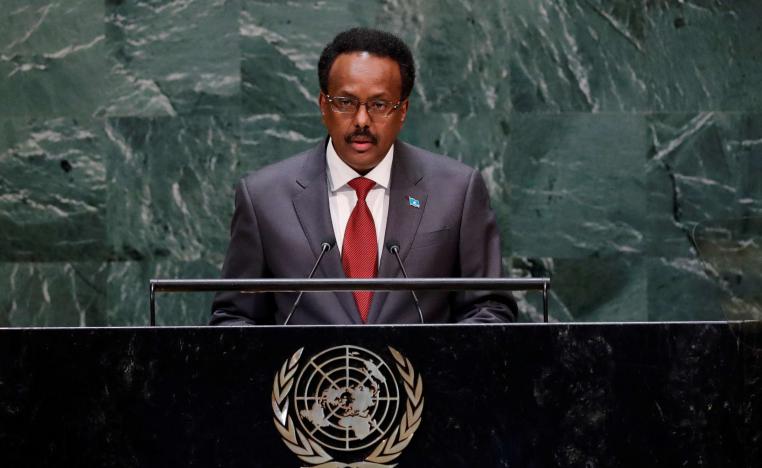  الرئيس الصومالي محمد عبد الله محمد 