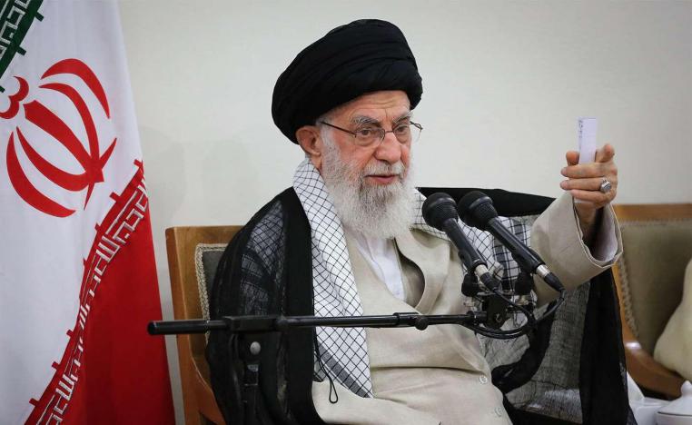 المرشد الاعلى الايراني علي خامنئي
