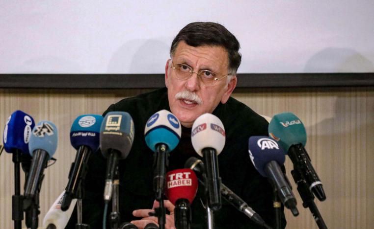 رئيس حكومة الوفاق الوطني الليبي فائز السراج 