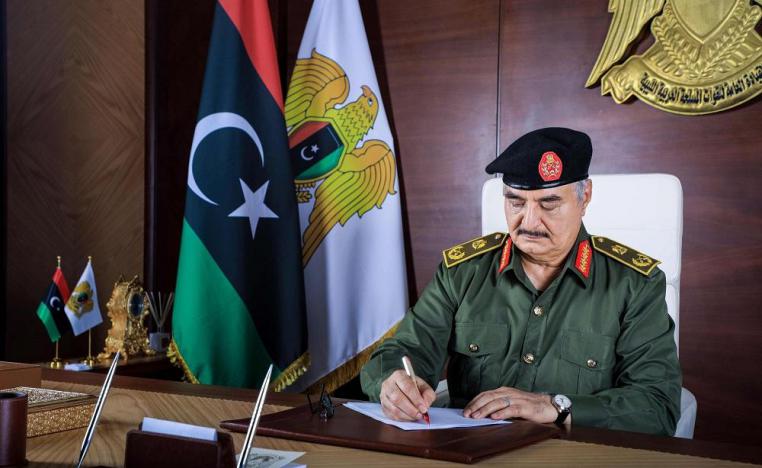 قائد الجيش الوطني الليبي المشير خليفة حفتر