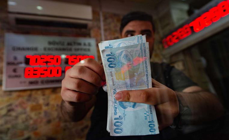 Turkish lira has lost about 20% this year despite central bank intervention 