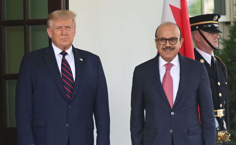 ترامب يلتقي وزير الخارجية البحريني الشيخ خالد بن أحمد بن محمد آل خليفة