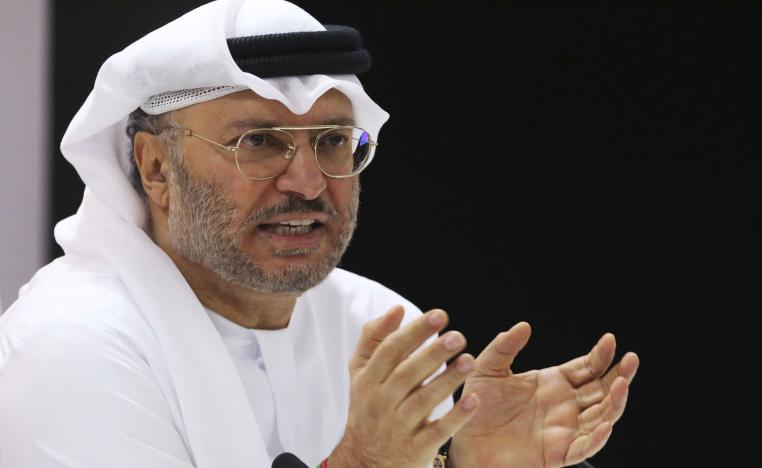 وزير الدولة الإماراتي للشؤون الخارجية أنور قرقاش 