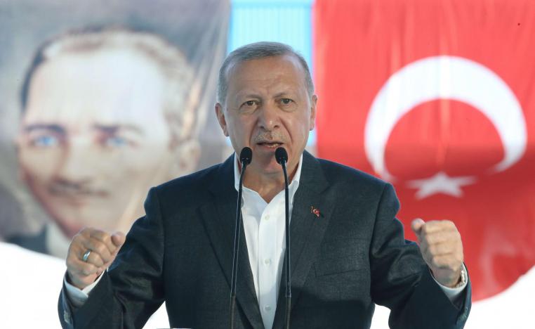 الرئيس التركي رجب طيب اردوغان