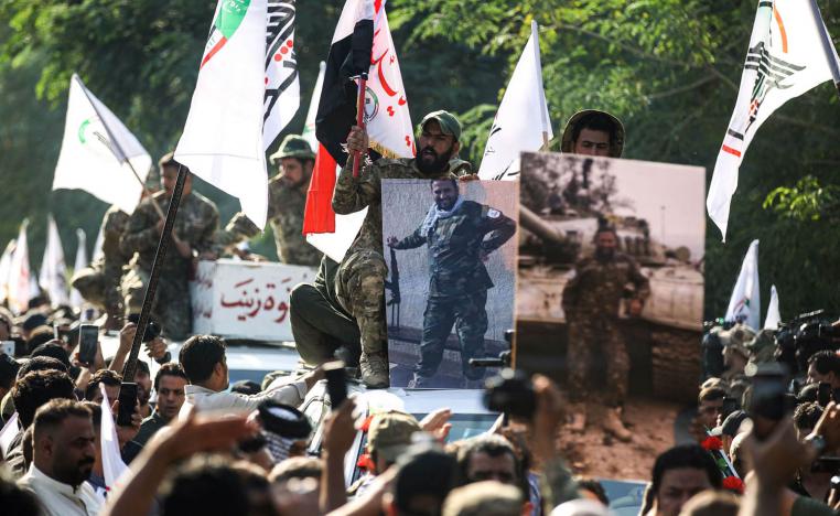 تجمع لقوات الحشد الشعبي في بغداد