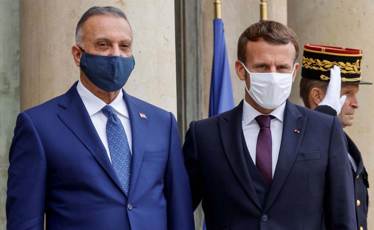 Macron hosted the meeting with Kadhimi in Paris, which followed the French leader's own trip to Iraq in September