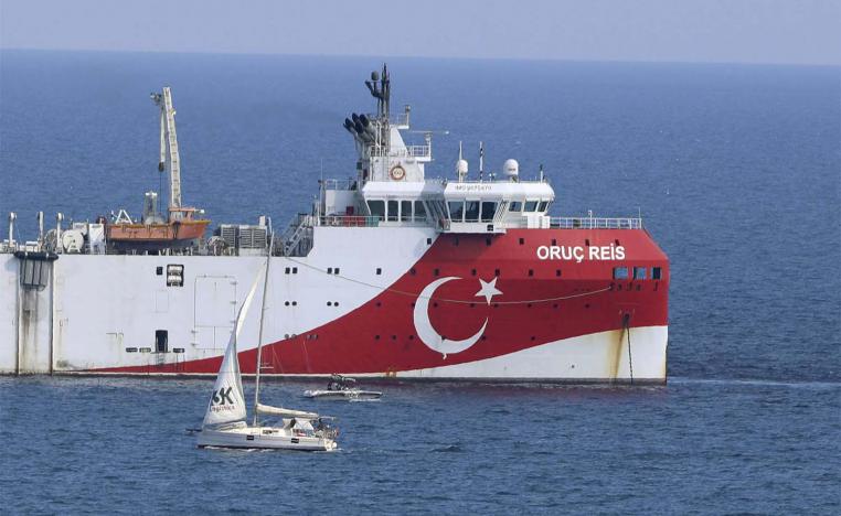 Turkish ship survey is south of Greek island of Rhodes