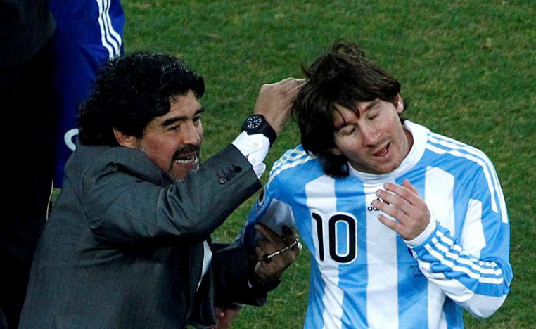 دييغو لا يتردد في قول أمور قد تؤلم ميسي، لا سيما عن إخفاقاته مع المنتخب الوطني