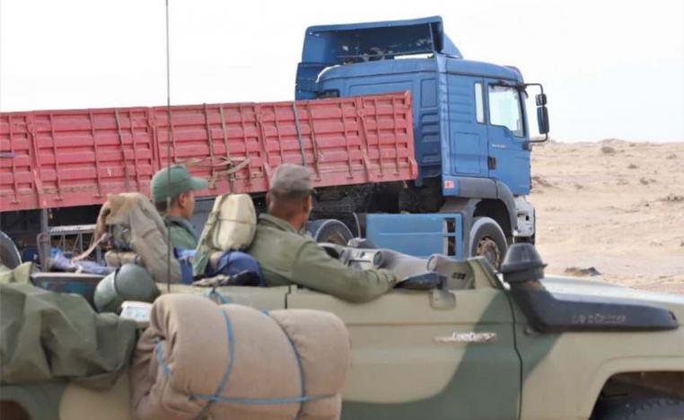 The royal Moroccan armed forces on November 14 restored order at the Guerguerat border crossing point 