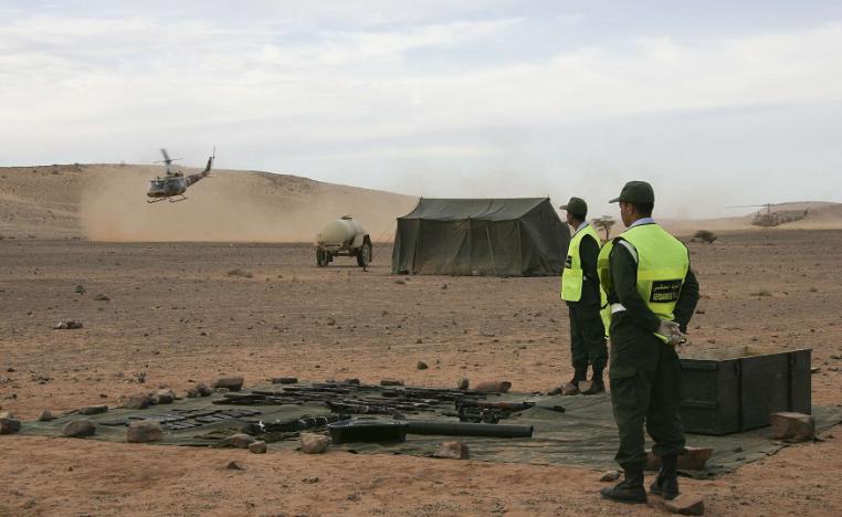 الجيش المغربي في مواجهة البوليساريو في الصحراء المغربية