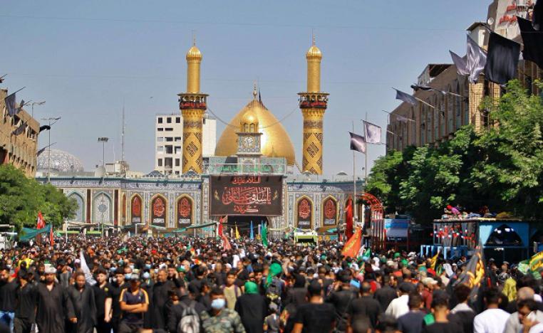 إحياء الشيعة لذكرى الإمام الحسين في كربلاء