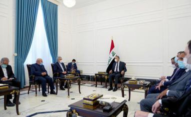 لقاء رئيس الوزراء العراقي بالوفد الإيراني برئاسة وزير الطاقة رضا أردكانيان 