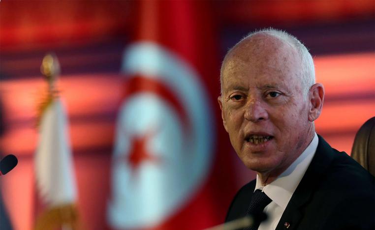 Tunisian President Kais Saied