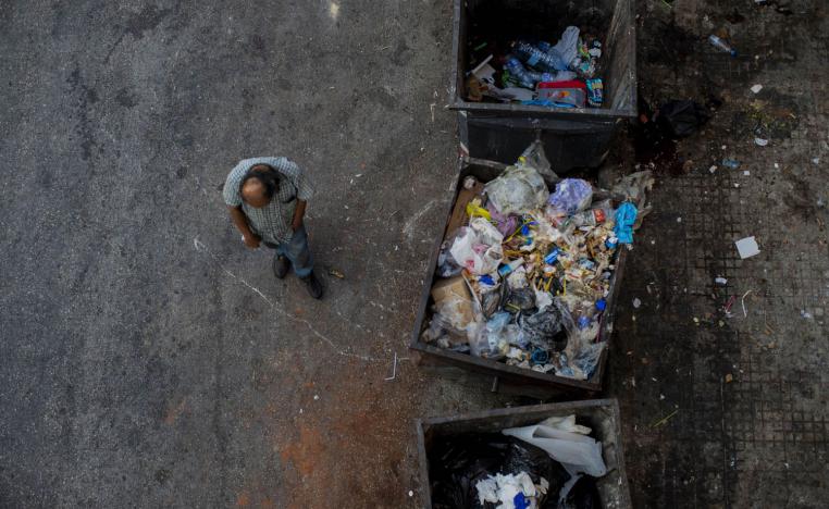 متسول وسط بيروت