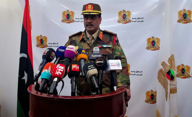 Spokesman of Libyan National Army (LNA) colonel Ahmed al-Mismari 