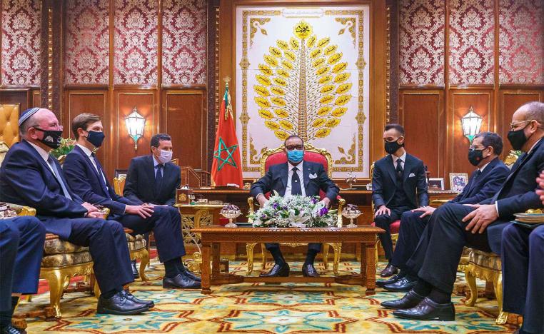 The meeting took place at the Royal Palace in Rabat