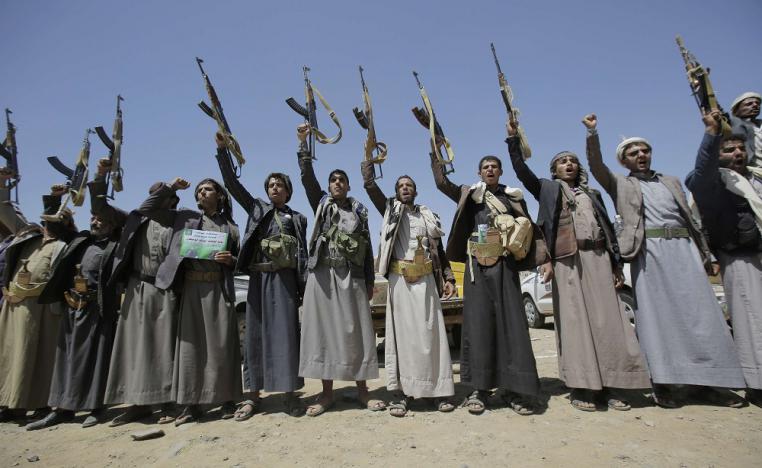 مسلحون ينتمون لجماعة الحوثي المتمردة