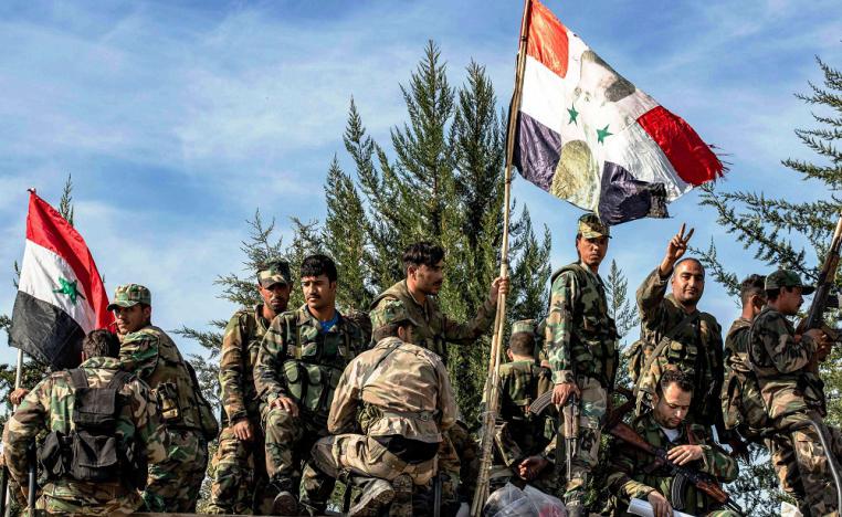 عناصر من الجيش السوري