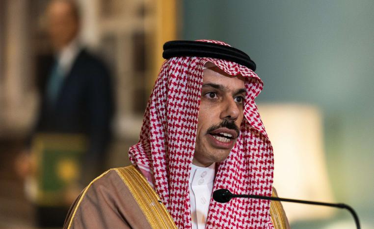 وزيرا الخارجية السعودي الأمير فيصل بن فرحان آل سعود