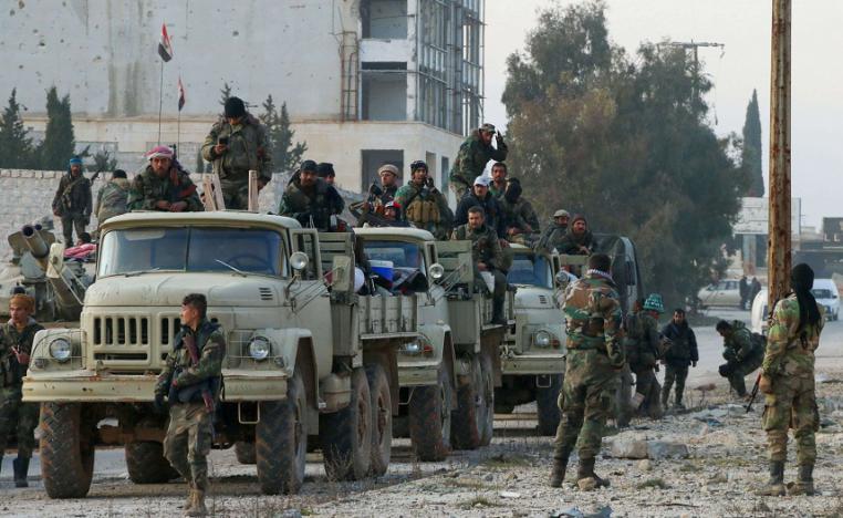 عناصر من القوات السورية