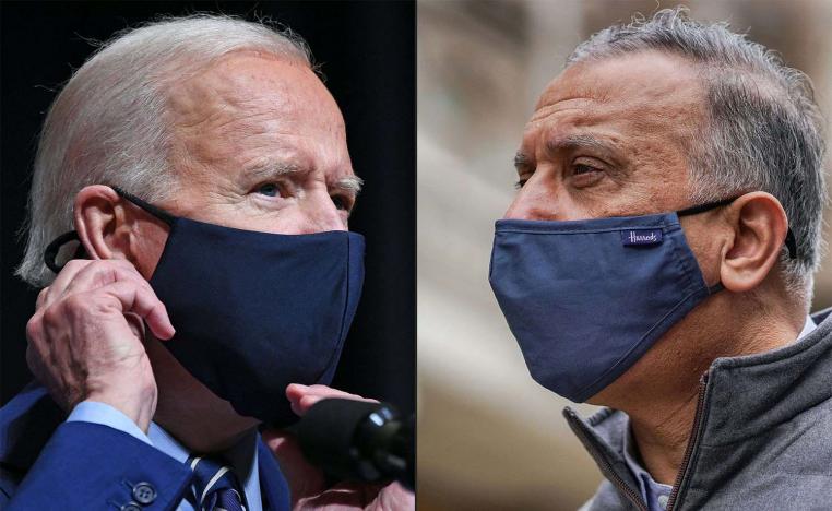 US President Joe Biden and Iraqi Prime Minister Mustafa Al-Kadhimi