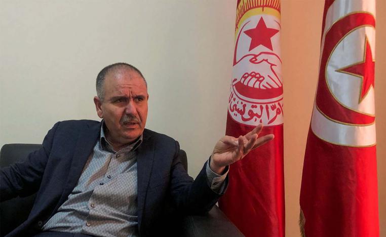Noureddine Taboubi, the head of the UGTT